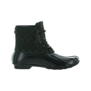 Seven7 women's wool goose boot quilted lace up booties size 6 NWT